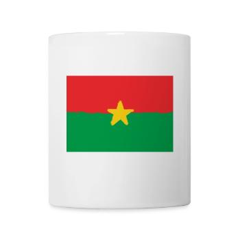 Drapeau du Burkina Faso - Mug blanc - blanc - Devant