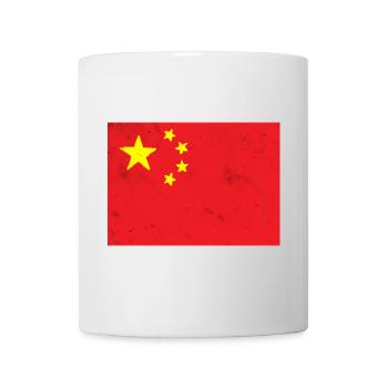 Flagge von China - Tasse - Weiß - Vorne