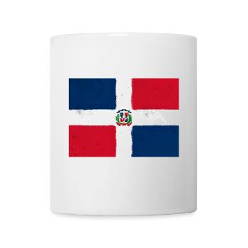 Flagge der Dominikanischen Republik – Tropical Pride - Tasse - Weiß - Vorne