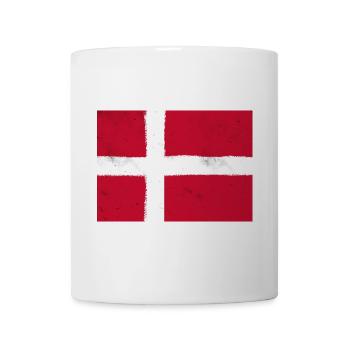 Drapeau du Danemark – couleurs nationales du Danemark - Mug blanc - blanc - Devant