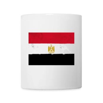 Flag of Egypt – Land of the Pharaohs - Mug - white - Front