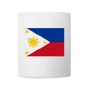 Flagge der Philippinen – ein Symbol der Einheit - Tasse - Weiß - Vorne