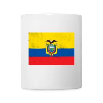 Drapeau de l’Équateur – andin - Mug blanc - blanc - Devant