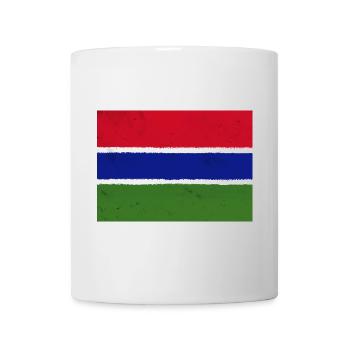 Le drapeau de la Gambie – un symbole d’unité - Mug blanc - blanc - Devant