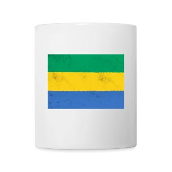 Flag of Gabon – Colors of Africa - Mug - white - Front
