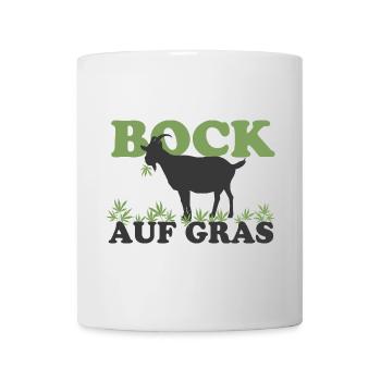 Bock auf Gras - Tasse - Weiß - Vorne