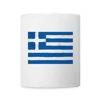 Flagge Griechenlands – Blaue Identität - Tasse - Weiß - Vorne