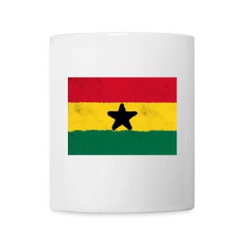 Drapeau du Ghana – La puissance de l’Afrique - Mug blanc - blanc - Devant
