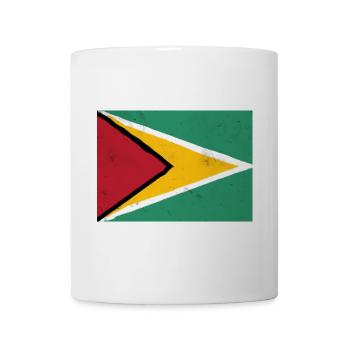 Drapeau du Guyana – Énergie dynamique - Mug blanc - blanc - Devant