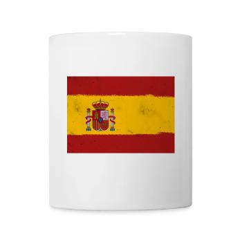 Drapeau de l’Espagne - Mug blanc - blanc - Devant