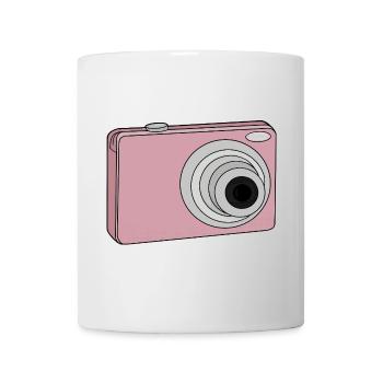 Appareil photo numérique vintage - Mug blanc - blanc - Devant