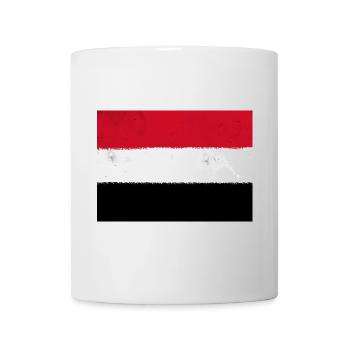 Flagge des Jemen - Tasse - Weiß - Vorne
