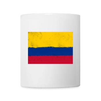 Drapeau de la Colombie - Mug blanc - blanc - Devant
