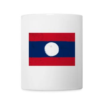 Drapeau du Laos - Mug blanc - blanc - Devant