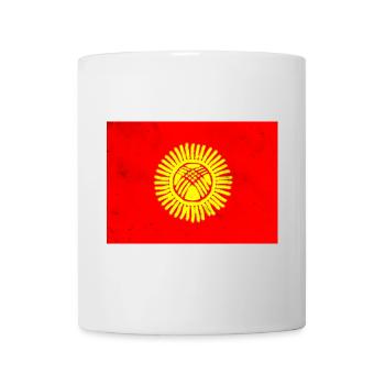 Flagge von Kirgisistan - Tasse - Weiß - Vorne