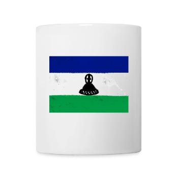 Flagge von Lesotho - Tasse - Weiß - Vorne