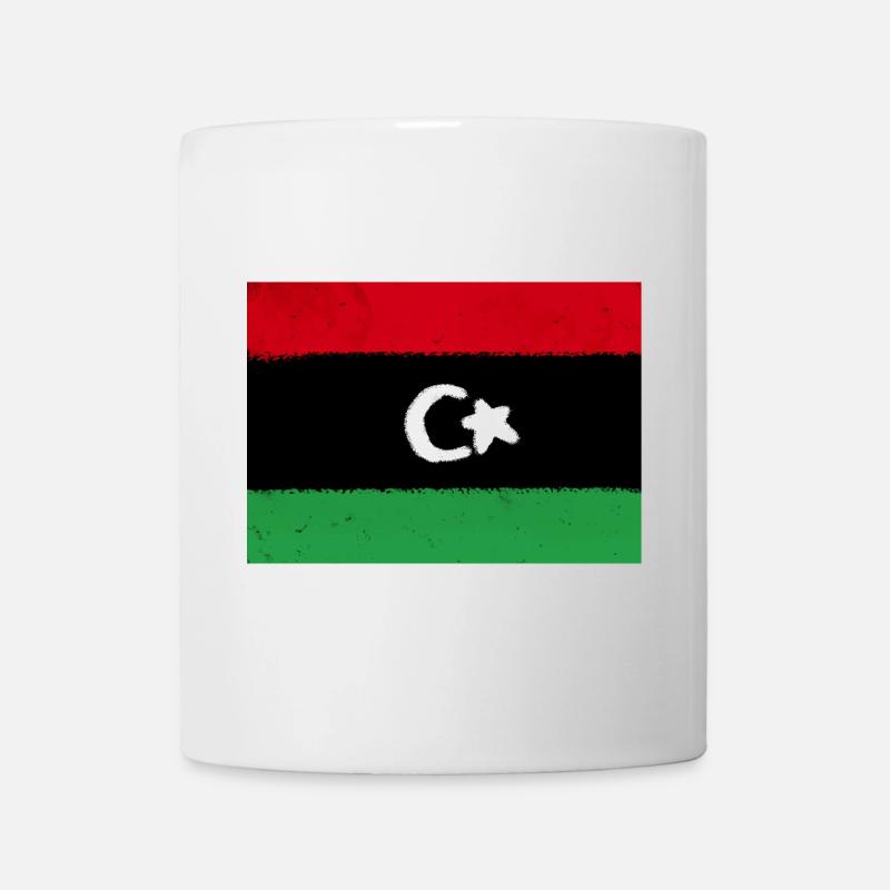 Flag of Libya - Mug - white