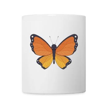 Schmetterling - Tasse - Weiß - Vorne
