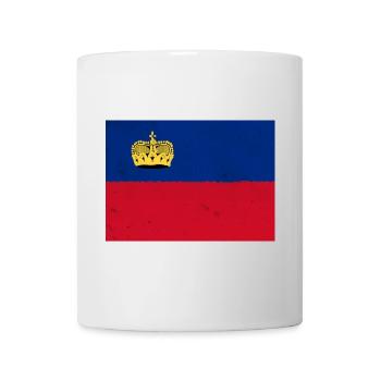 Drapeau du Liechtenstein - Mug blanc - blanc - Devant
