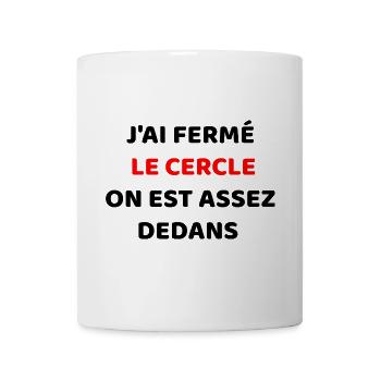 Le cercle - Mug blanc - blanc - Devant