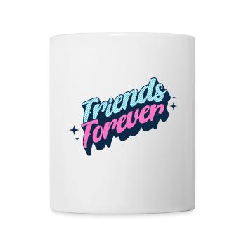 Friends Forever Retro Neon Script - Mug - white - Front