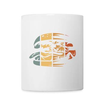 Vintage Burger – Retro Fast Food Design - Mug - white - Front