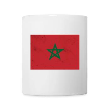 Drapeau du Maroc - Mug blanc - blanc - Devant