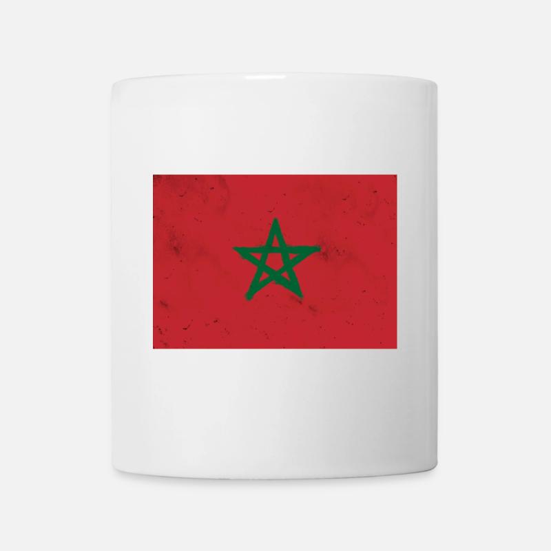 Drapeau du Maroc - Mug blanc - blanc