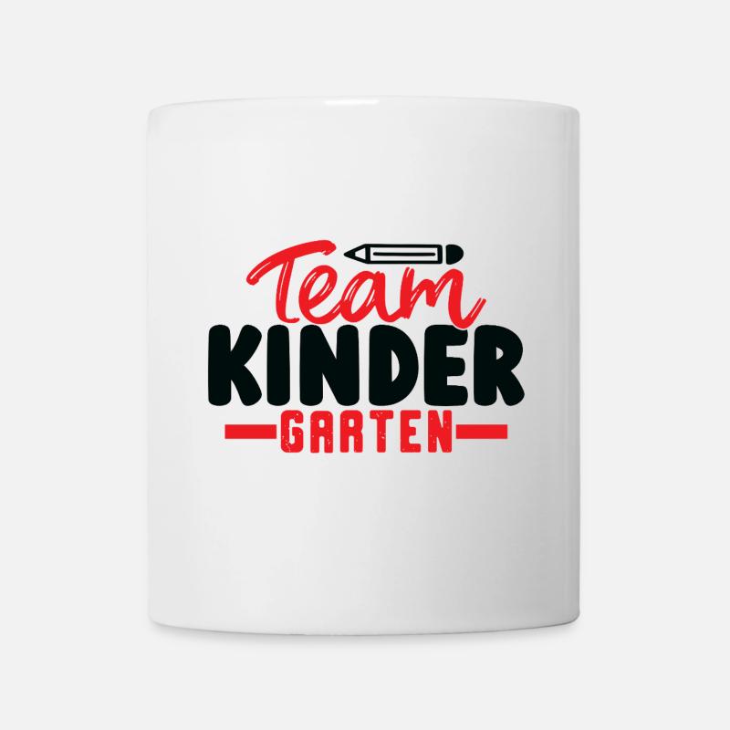 team kindergarten - Tasse - Weiß