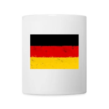 Flagge von Deutschland - Tasse - Weiß - Vorne