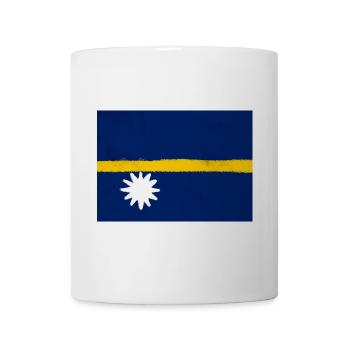 Flagge von Nauru - Tasse - Weiß - Vorne