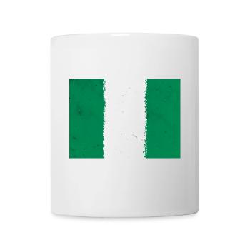 Drapeau du Nigeria - Mug blanc - blanc - Devant