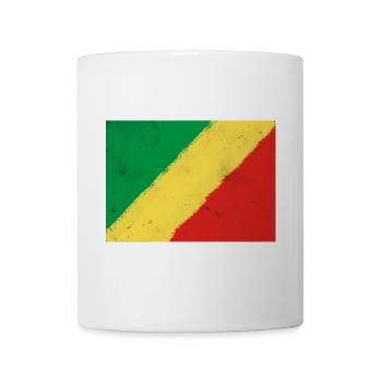 Flagge der Republik Kongo - Tasse - Weiß - Vorne