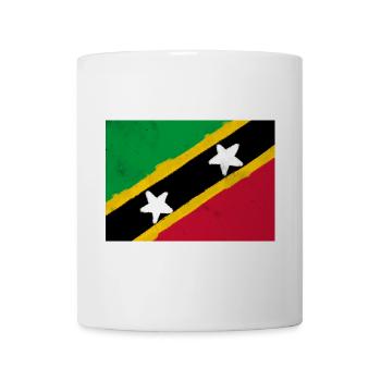 Flag of Saint Kitts and Nevis - Mug - white - Front