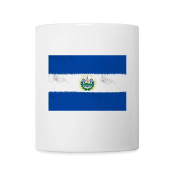 Flagge von El Salvador - Tasse - Weiß - Vorne