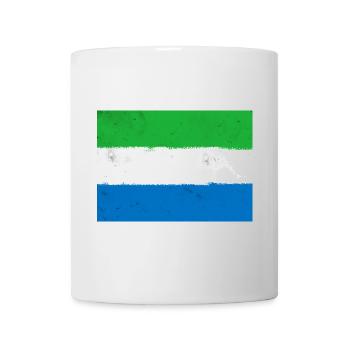Flagge von Sierra Leone - Tasse - Weiß - Vorne