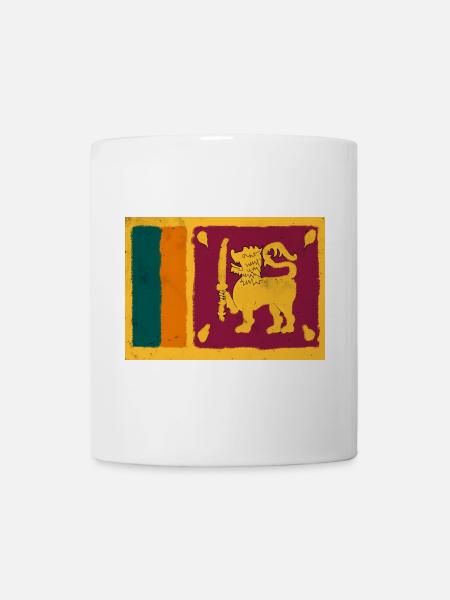 Flag of Sri Lanka - Mug - white