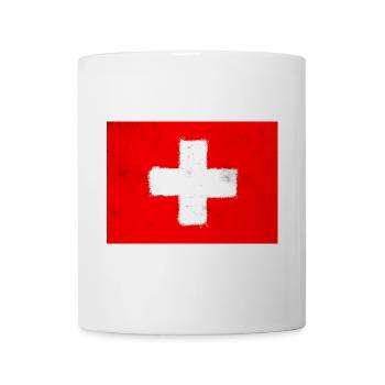 Flagge der Schweiz - Tasse - Weiß - Vorne