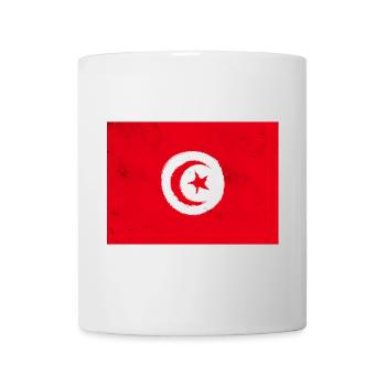 Flagge von Tunesien - Tasse - Weiß - Vorne