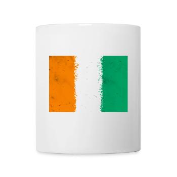 Drapeau de la Côte d’Ivoire - Mug blanc - blanc - Devant