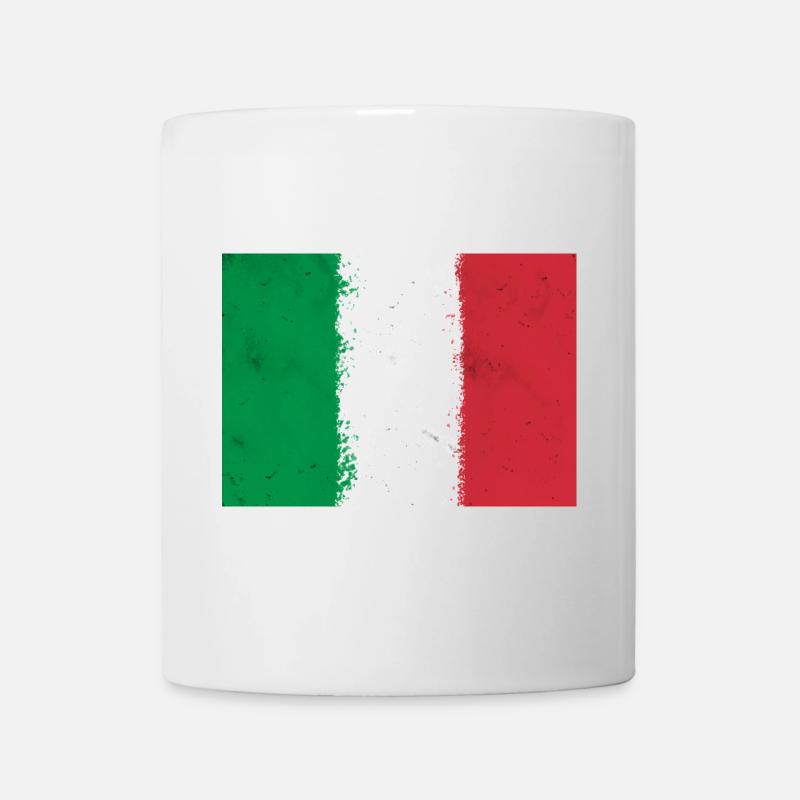 Drapeau de l’Italie - Mug blanc - blanc