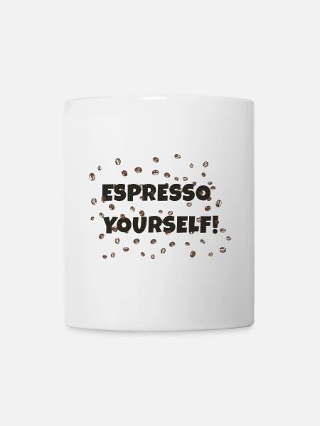 Espresso selbst - Tasse - Weiß
