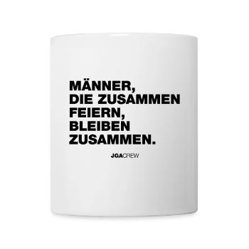 Männer feiern (JGA - Jungesellenabschied) - Tasse - Weiß - Vorne