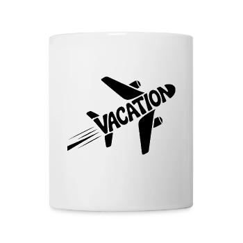 Vacances - Pictogramme de vacances cool - Mug blanc - blanc - Devant