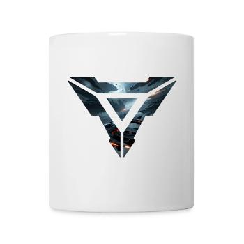 Galactic Fleet Emblem – Futuristic Space Battle - Mug - white - Front