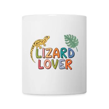 Eidechsen-Liebhaber - Tasse - Weiß - Vorne