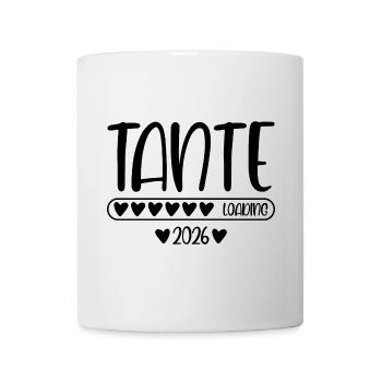 Tante 2026 loading - Tasse - Weiß - Vorne