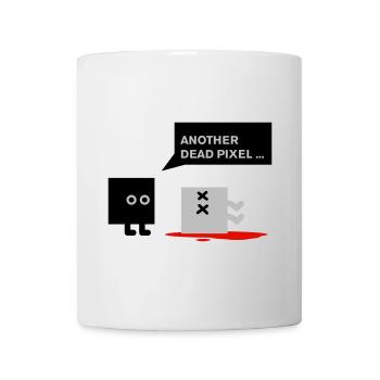 dead pixel_english - Tasse - Weiß - Vorne
