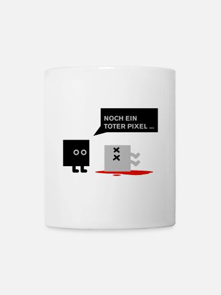 dead pixel_german - Tasse - Weiß