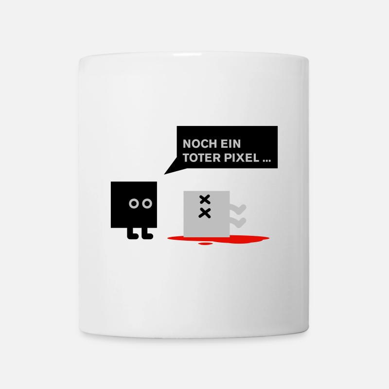 dead pixel_german - Tasse - Weiß